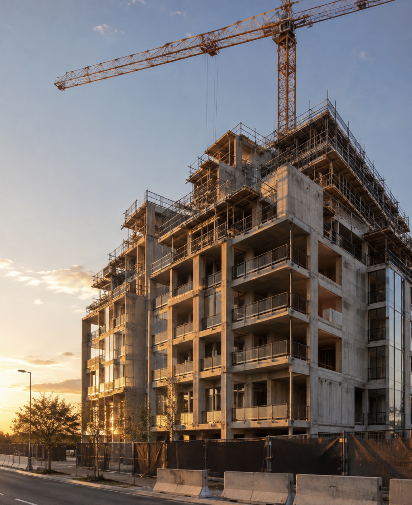 Perth apartment development under construction