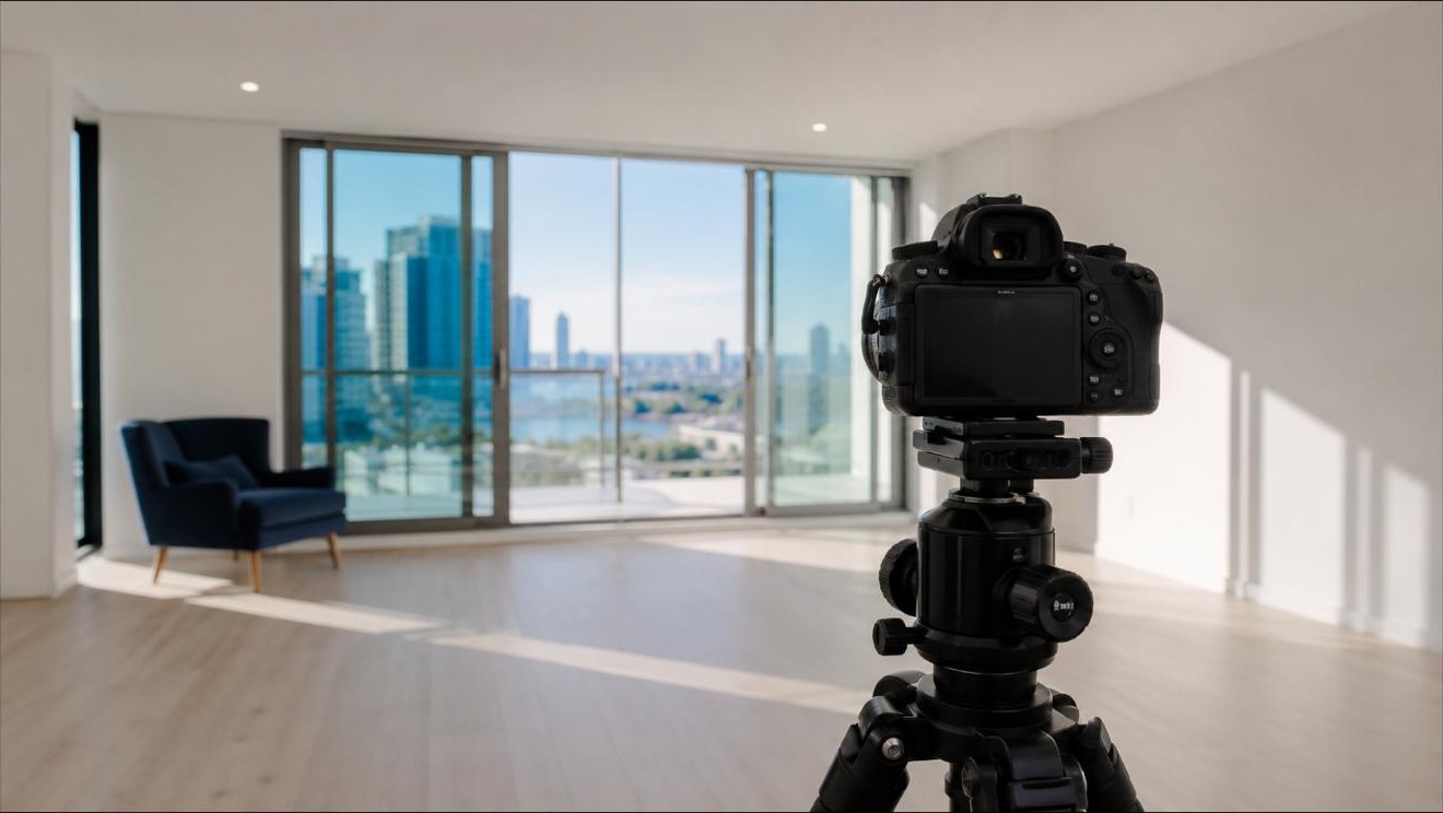 Modern Perth apartment interior styled for short stay