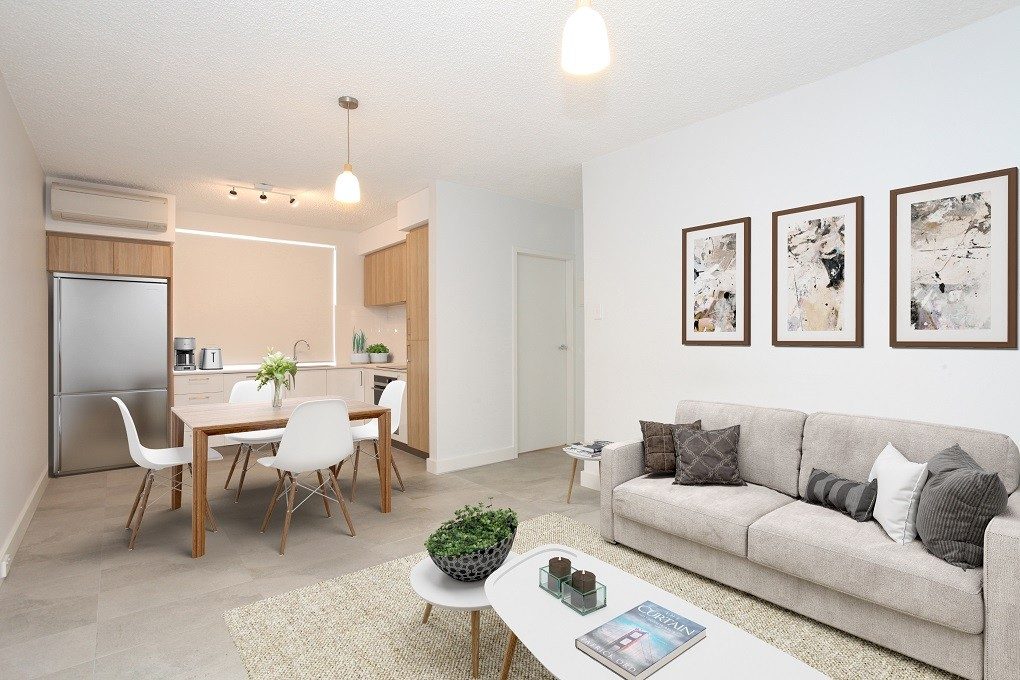 Professional photography by Mauro Cattelan of a styled Perth apartment