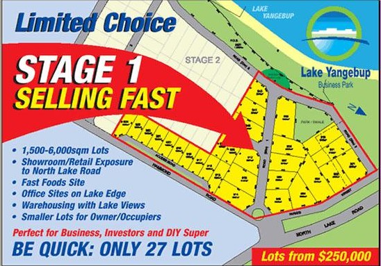 Lake Yangebup Business Park campaign plan, a project marketed by Tony Beamish
