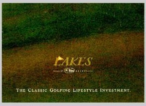 The Lakes at the Vines Resort golf estate, a project marketed by Tony Beamish