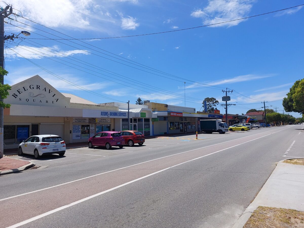 Shops on Belgravia Street, Cloverdale