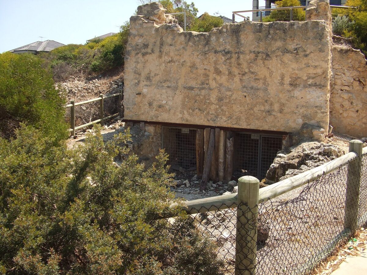 Cooper's eastern lime kiln in Cooper's Park, Mindarie, 2011