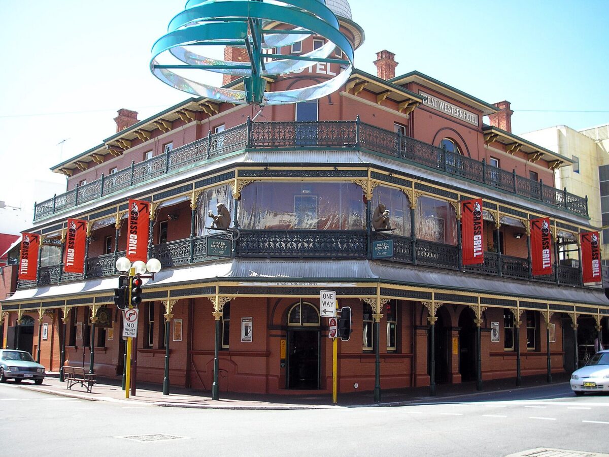 The Great Western Hotel, now the Brass Monkey, 2006